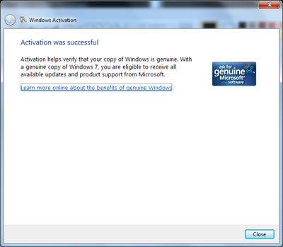 how to check windows activation windows 7