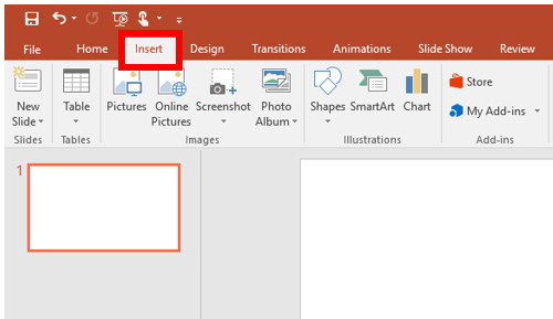 powerpoint ribbon tabs