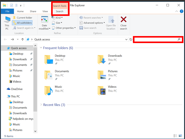 windows show folder size