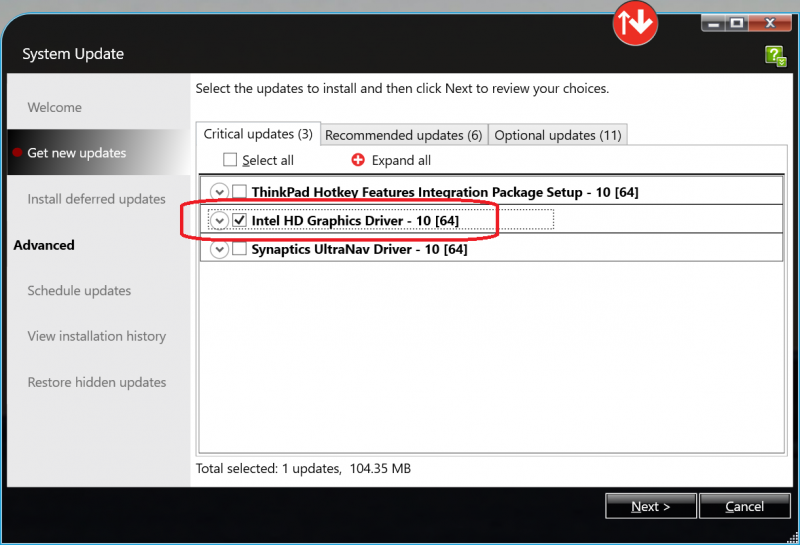 lenovo driver update download