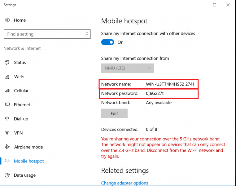 lenovo wireless device settings