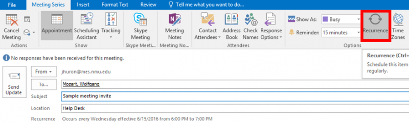 Canceling a Meeting in Outlook Technology Support Services