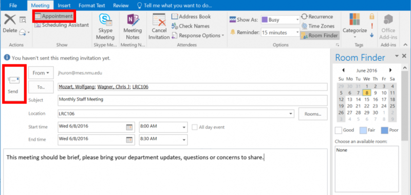 What Is A Meeting Request In Outlook