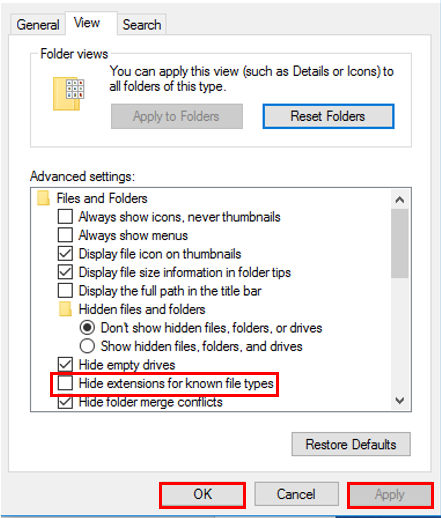 Computer Fundamentals - File Extensions & Types - How to Show & Change Files  Extension in Windows 10 