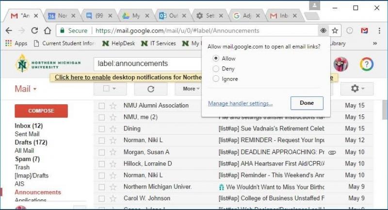 gmail als E-Mail-Programm für Zahlungsrückstände in Windows 7