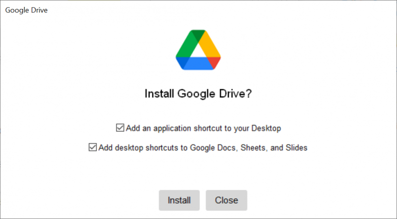 google drive setup mac