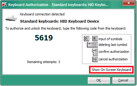 kaspersky secure keyboard input