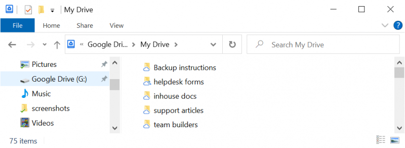 Google Drive Instructions