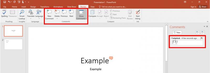 adding-a-comment-in-powerpoint-technology-support-services