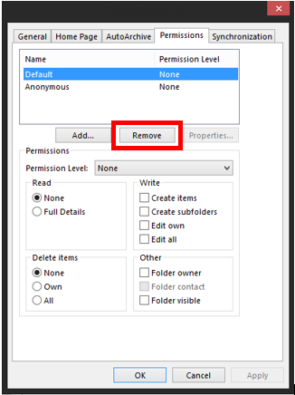 Giving and Removing Permissions in Outlook | IT Services