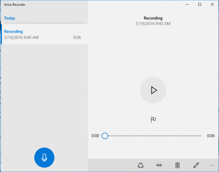 Windows voice recorder что это за программа